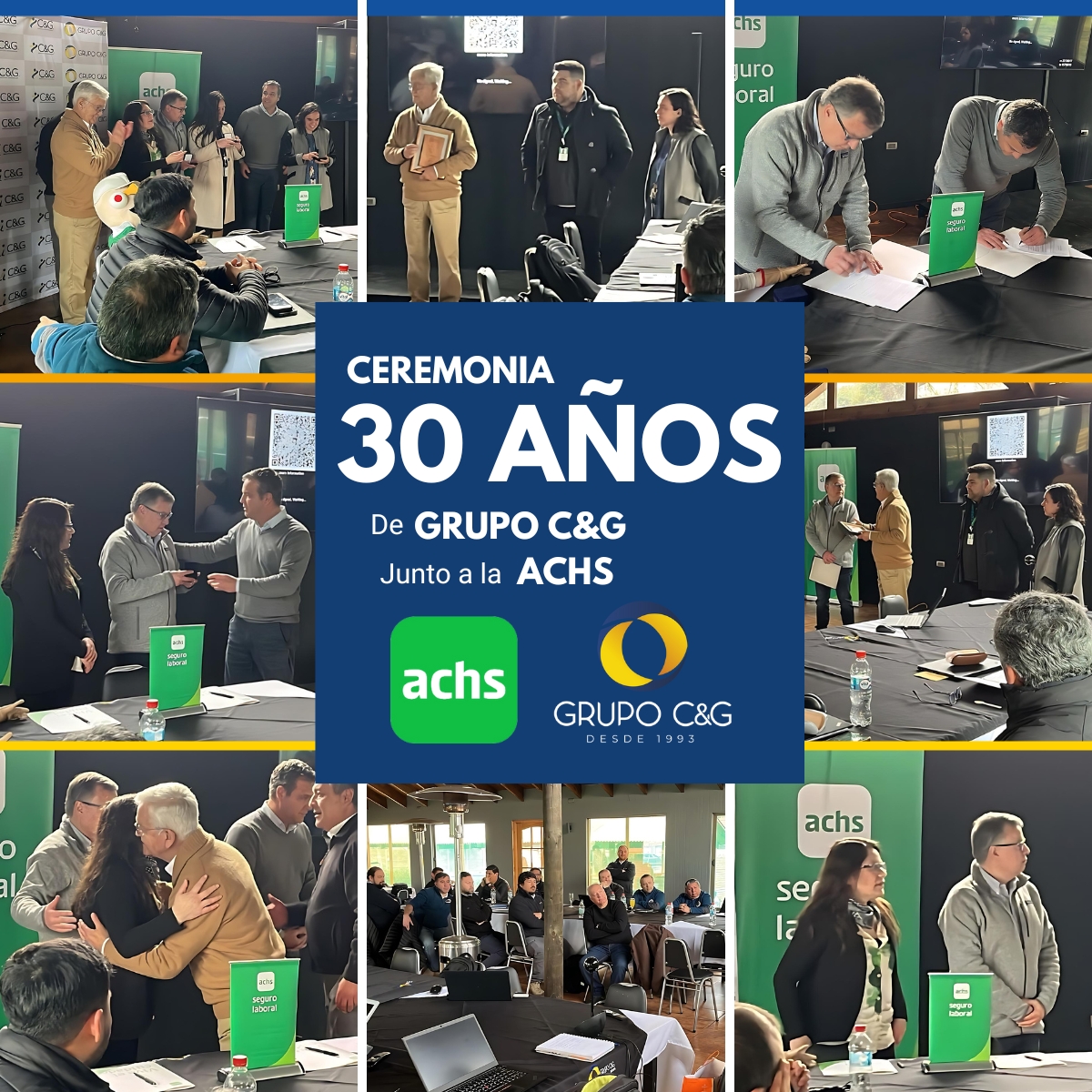 Grupo C&G cumplió 30 años de trabajo junto a la ACHS